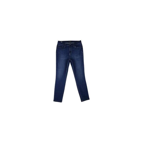 Calvin Klein Jeans Womens Size 14 High Rise Skinny Repreve Dark Wash Blue Plus - Picture 1 of 9